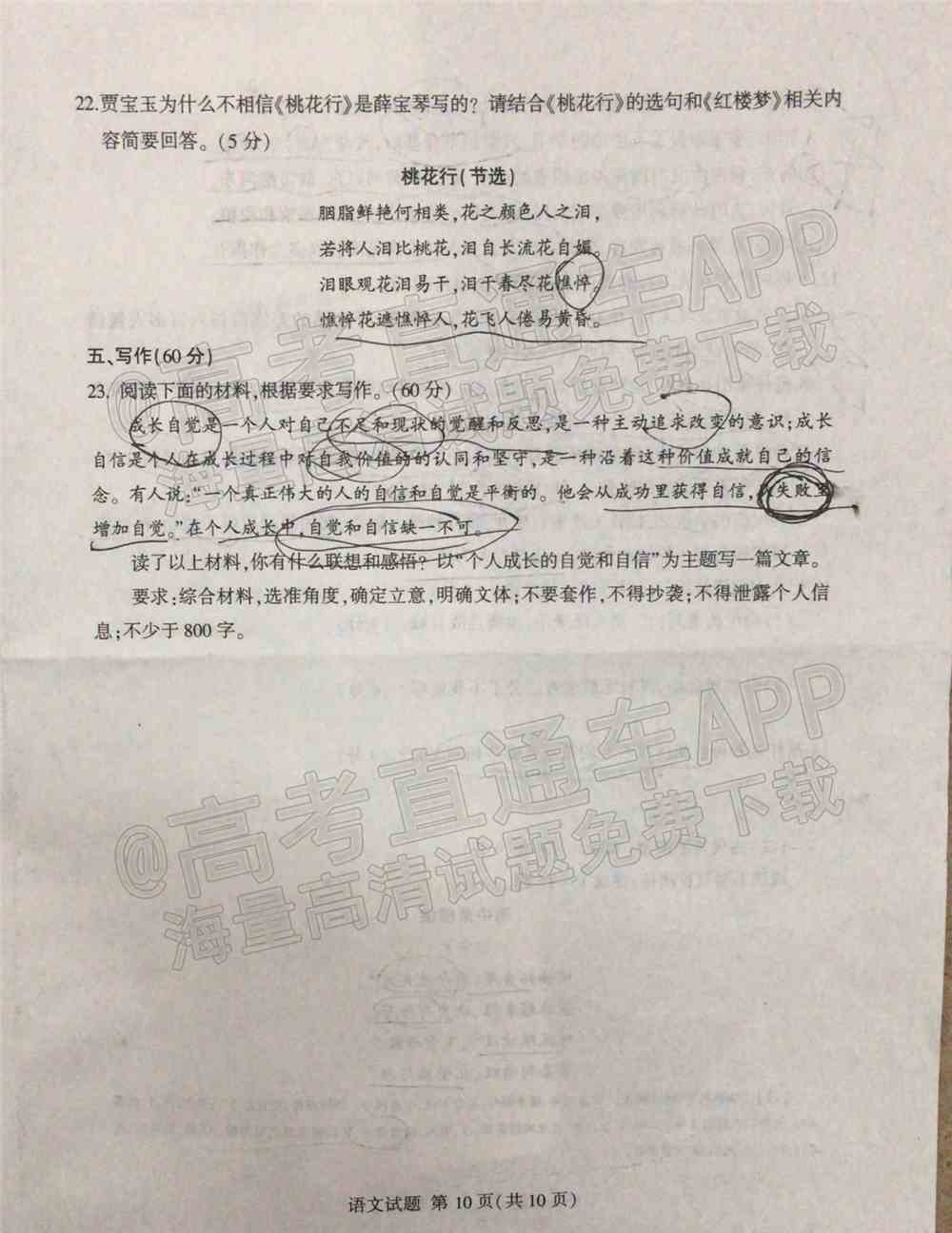 2022临沂高三一模各科试卷及参考答案-临沂一模2022答案及试卷