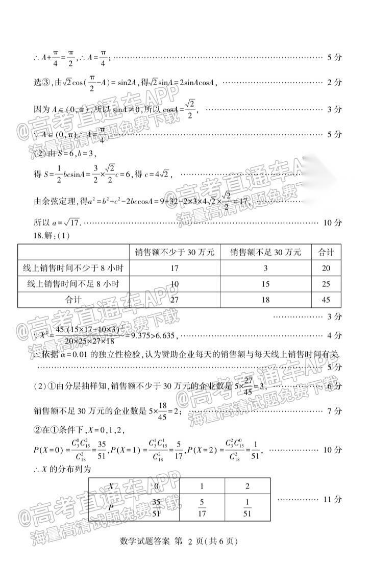 2022临沂高三一模各科试卷及参考答案-临沂一模2022答案及试卷