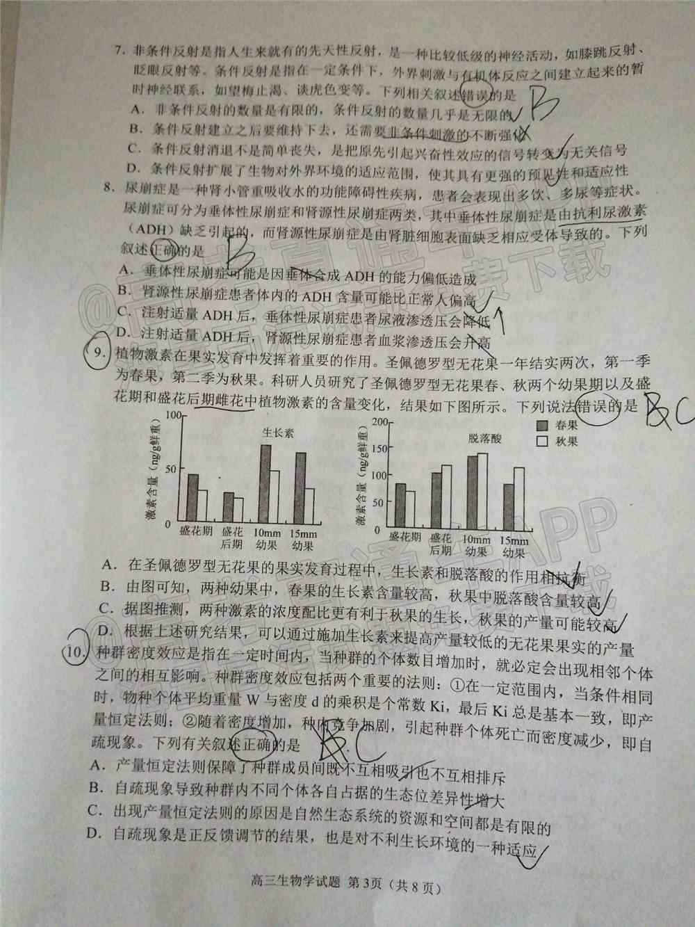 2022日照一模高三试卷及答案-山东日照一模高三答案