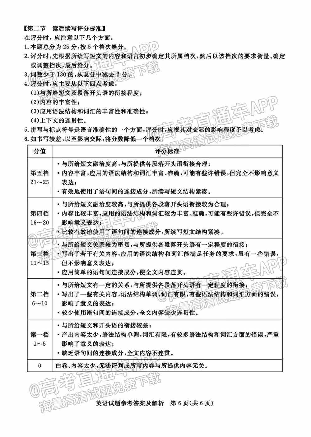 2022肇庆二模各科试题及答案汇总（已更新）