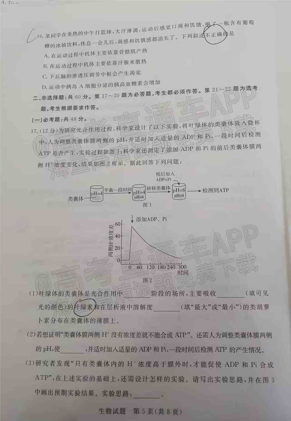 2022肇庆二模各科试题及答案汇总（已更新）