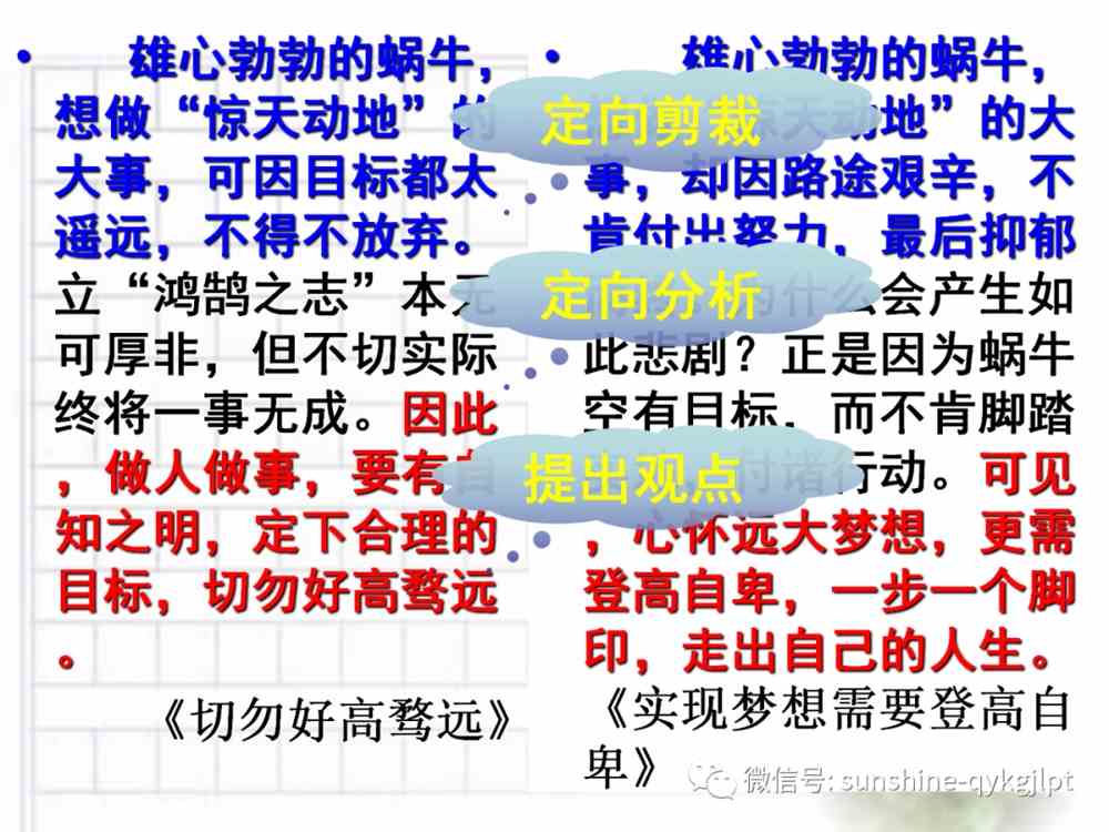 2022届高考语文复习：新材料作文三步开头法