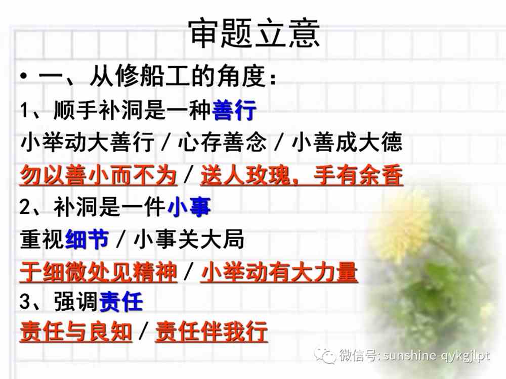 2022届高考语文复习：新材料作文三步开头法