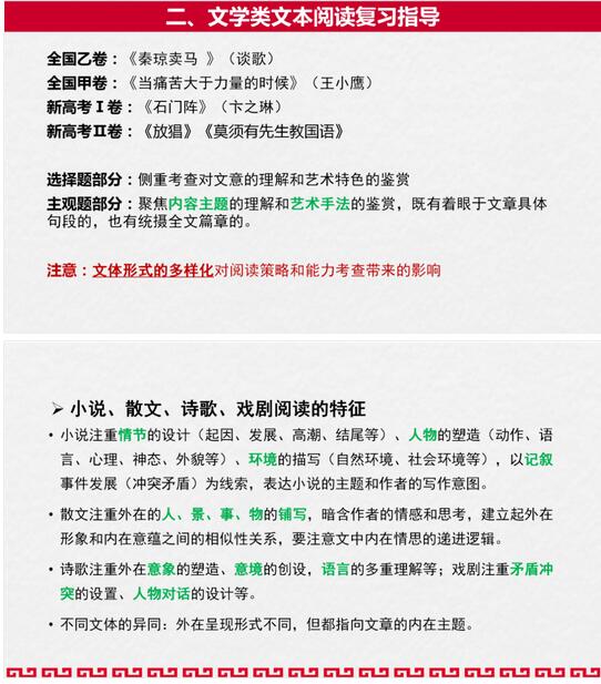 高考语文复习方法指导