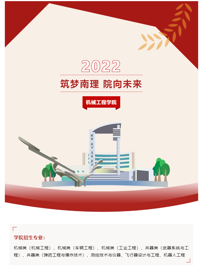 <a href='/zhuanlan/jiangsubk/05/'>南京理工大学</a> | 机械工程学院简介