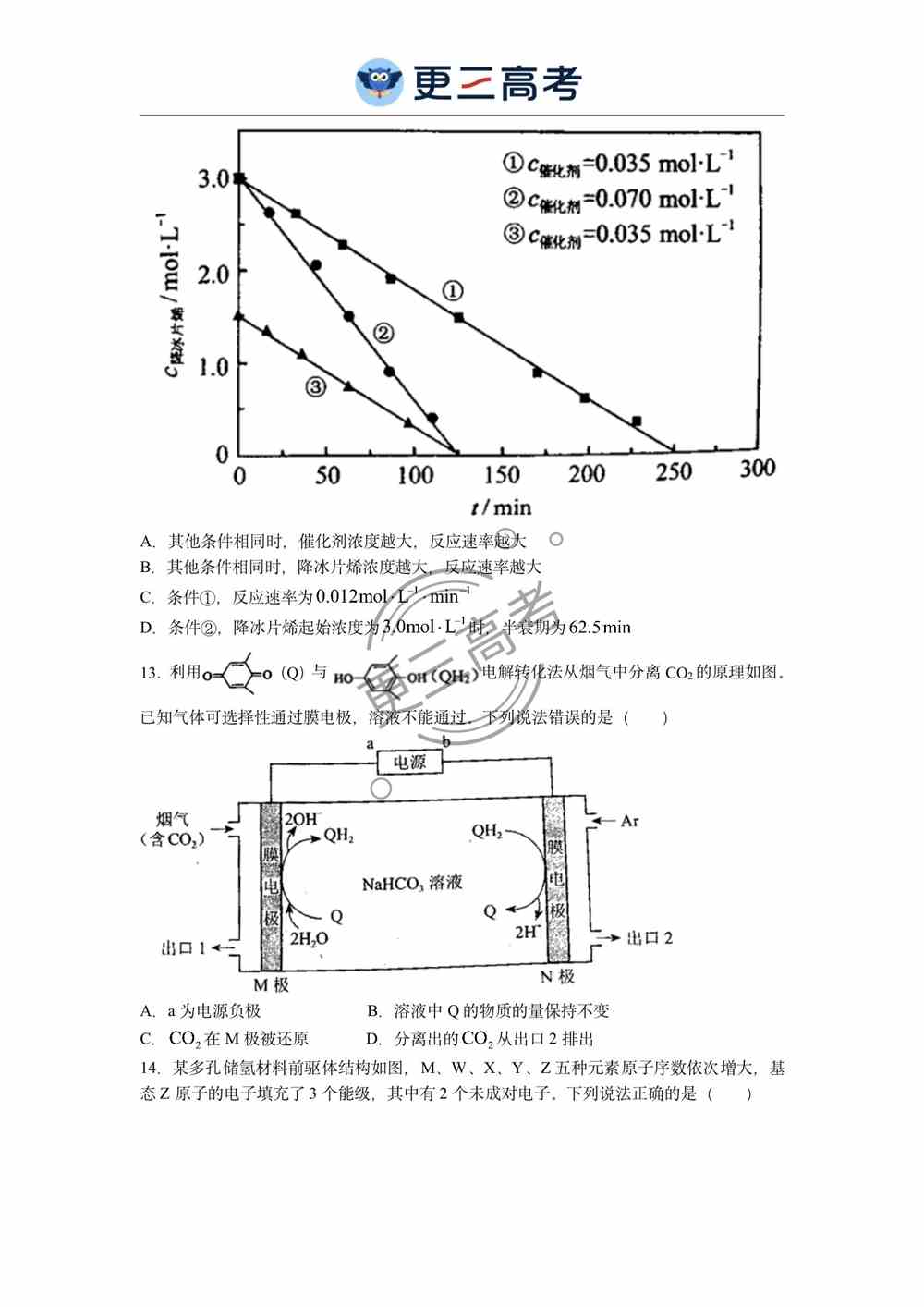 2021年辽宁高考化学试卷｜辽宁2021年高考化学真题下载