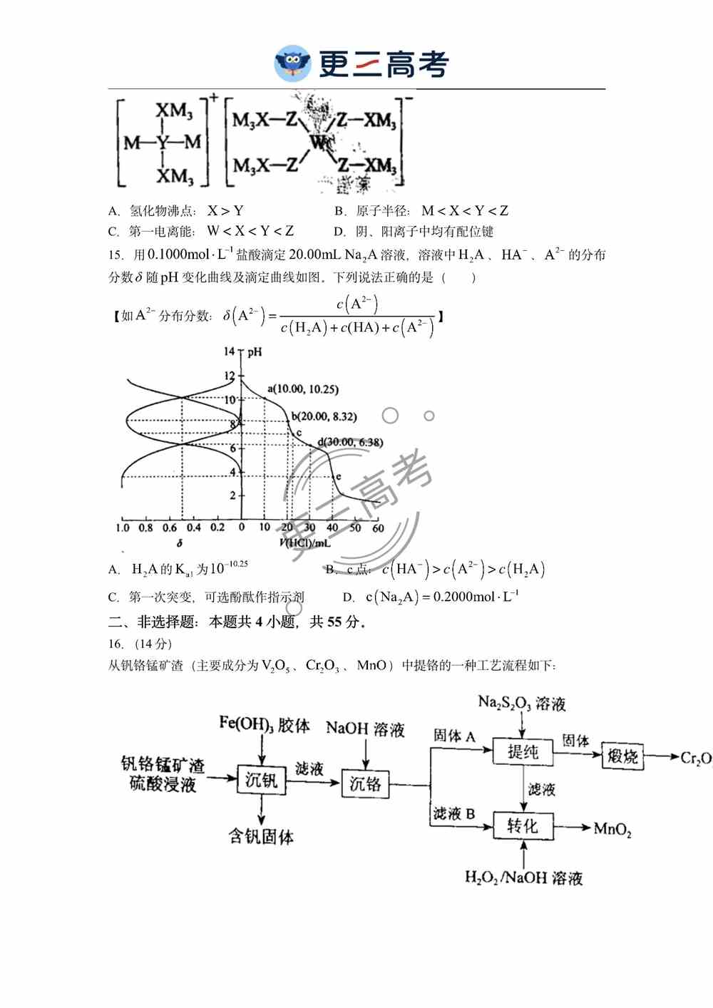 2021年辽宁高考化学试卷｜辽宁2021年高考化学真题下载