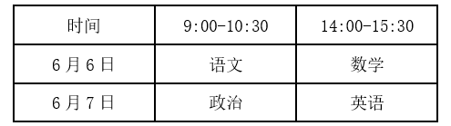 海南：2020年全国普通高等学校运动训练、武术与民族传统体育专业单独招生考试文化统一考试公告