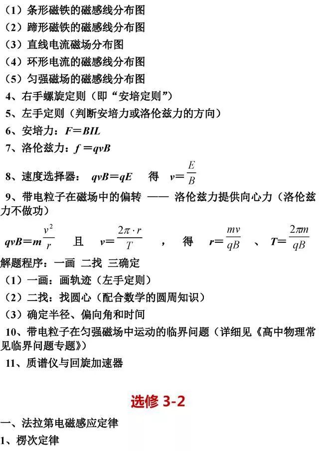 高中[物化生]公式/定理大汇总! 再没这么全了, 收藏备用。