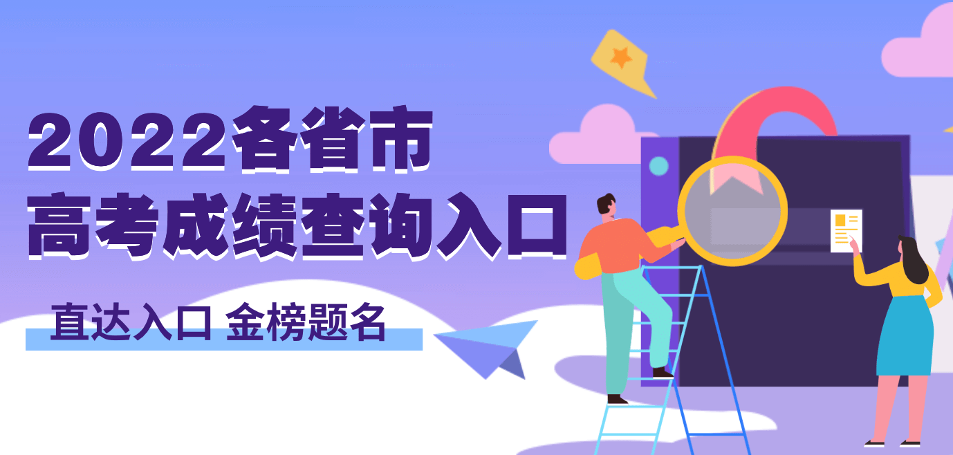 2022高考成绩查询入口
